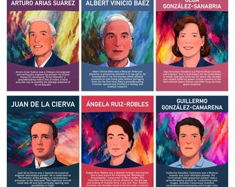 Hispanic Inventors STEM Poster Set: Latinx Heritage Classroom Decor (Digital Download)