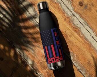Trump 2024 MAGA Botella de agua de acero inoxidable
