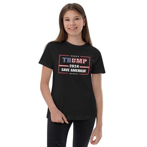 Trump 2024 MAGA Youth jersey t-shirt