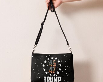 Trump MAGA 45 47 Sterne Umhängetasche