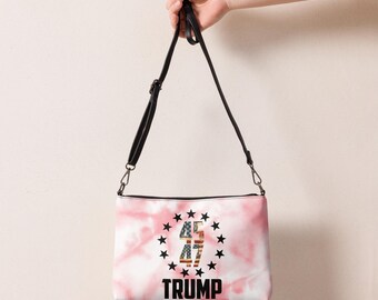 Trump MAGA 45 47 Crossbody tasche