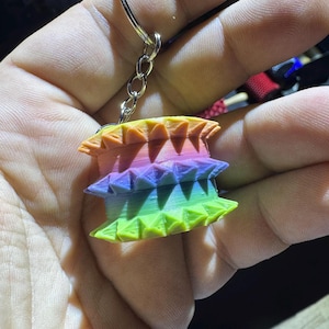 Rope Spike Keyrings (Perfect for Stimming, Fidget Toy Etc)