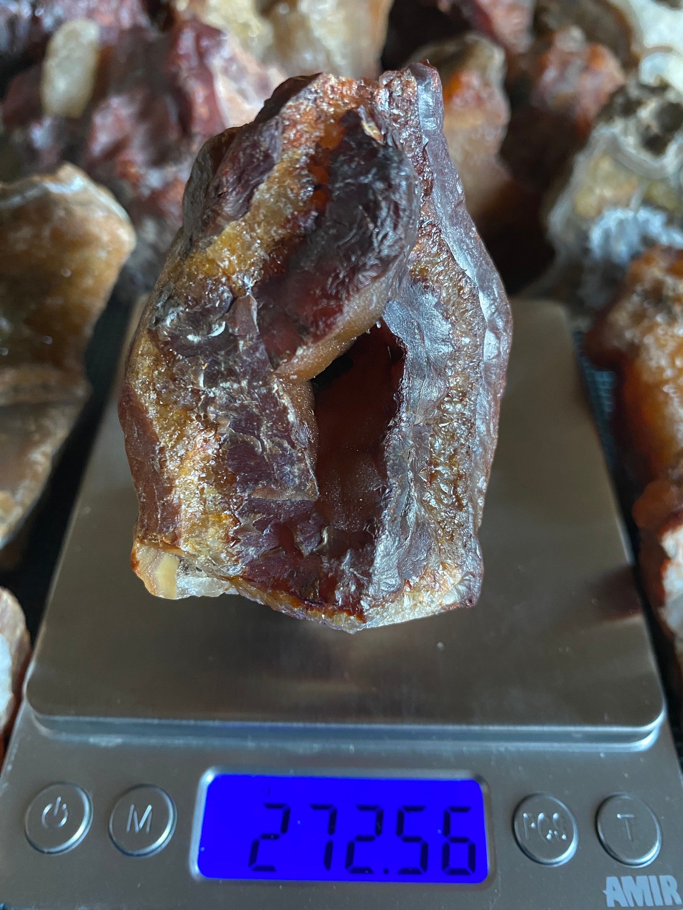 赤い縞模様のカーネリアン/瑪瑙の結節 - Etsy 日本