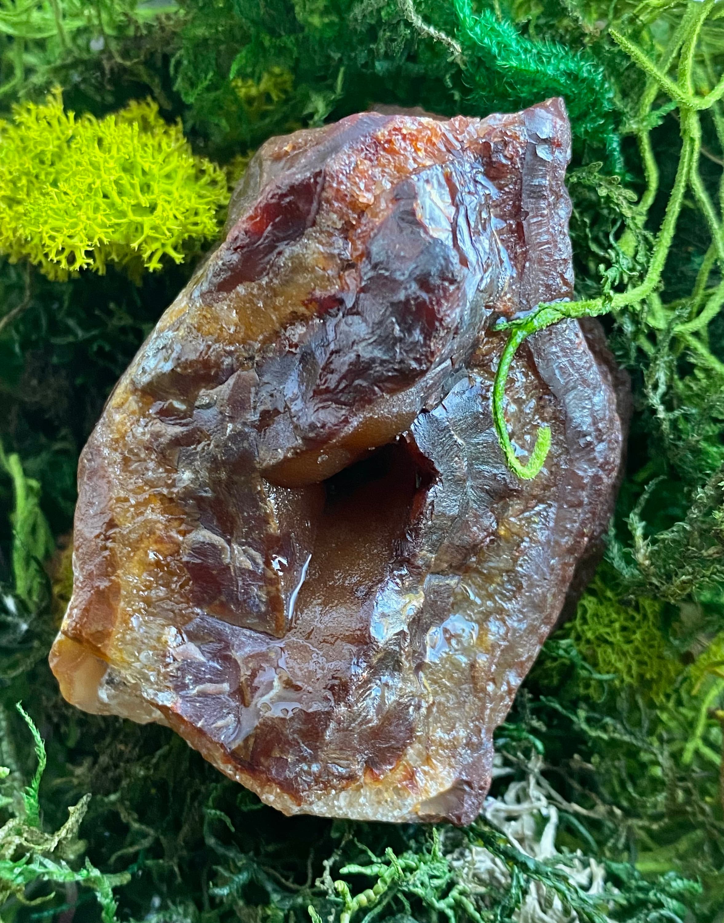 赤い縞模様のカーネリアン/瑪瑙の結節 - Etsy 日本