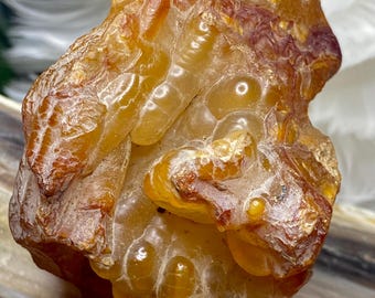 TUBE AGATE-  Rare sw Washington Carnelian Holiday Stocking Stuffer Gift Geology Rocks Gems Lapidary