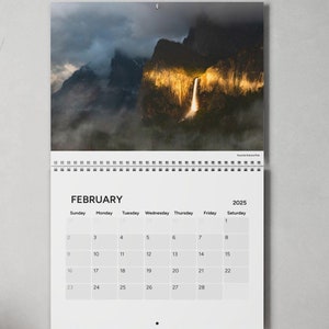 2025 National Park Calendar, Fine Art Wall Calendar iconic Landscape, Photo Calendar, Photography Unique Natural Beauty Art Calendar Parks