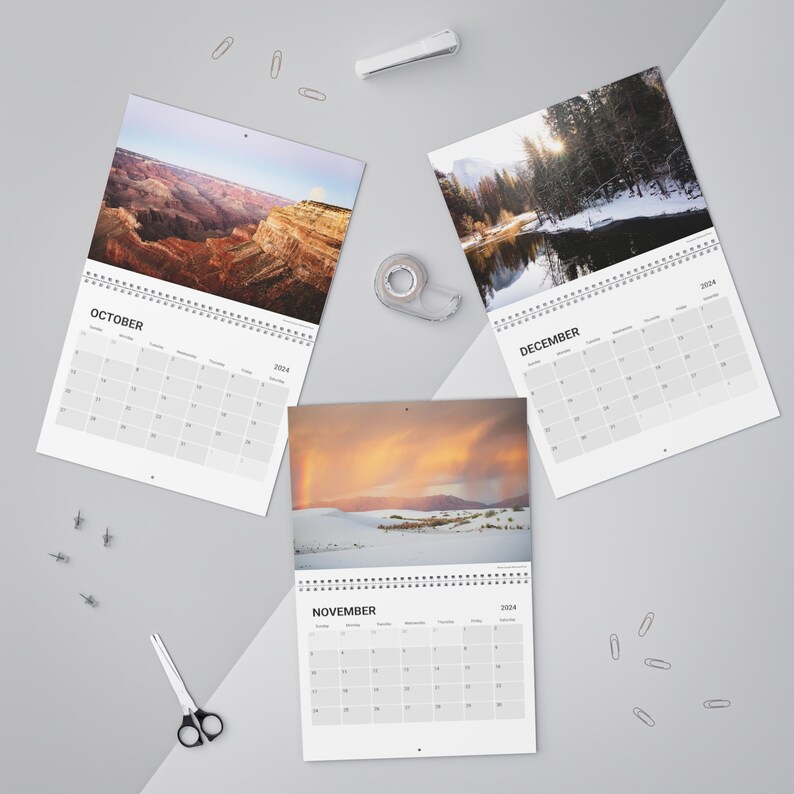 National Park Calendar, 2024 Fine Art Wall Calendar of National Parks