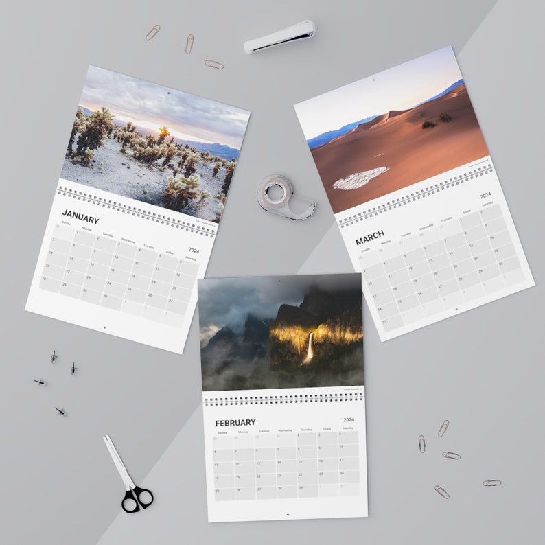 2024 National Park Calendar, Fine Art Wall Calendar of Iconic Landscape