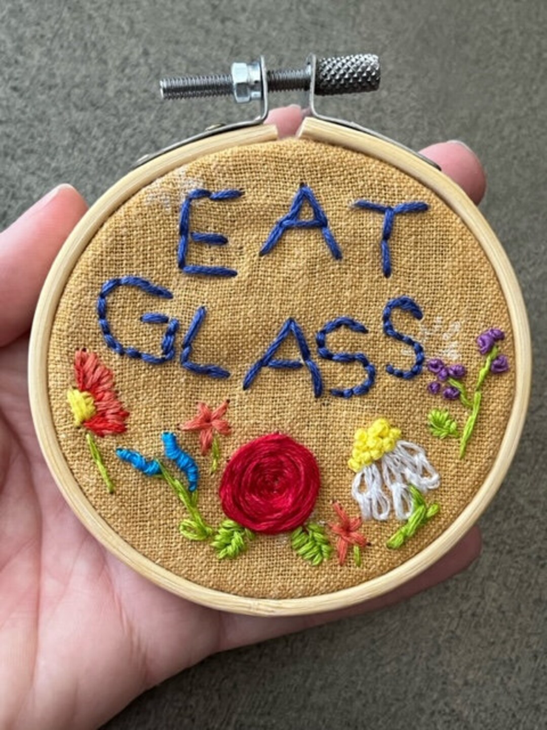 Schitt's Creek Inspired eat Glass Floral Etsy