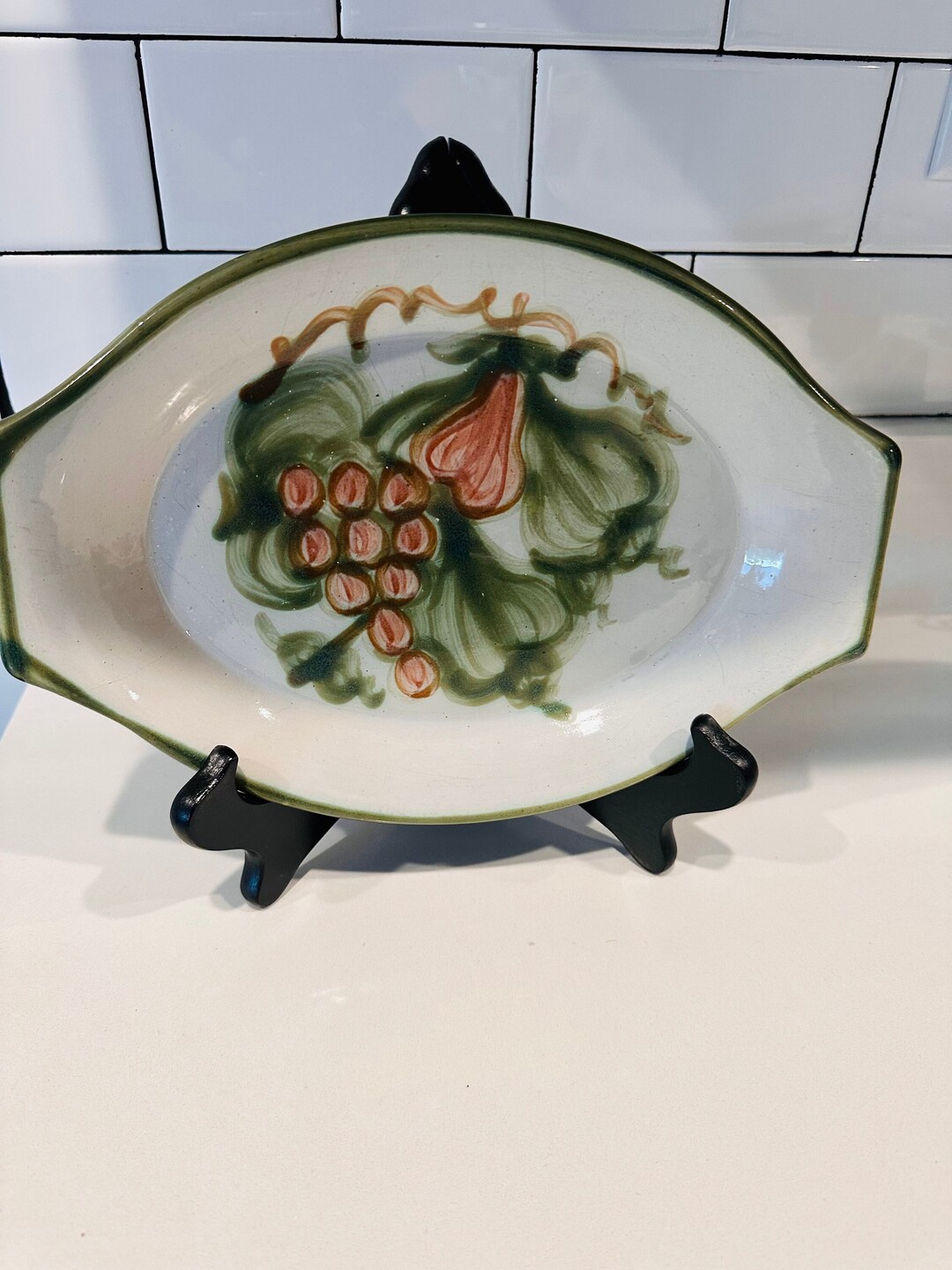 1960's John B. Taylor Ceramics Louisville KY Harvest Tray Etsy