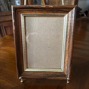 アンティーク　木製フレーム 額縁 1970~ Wood Frame Vintage Poster 70s Wood Frame - Etsy