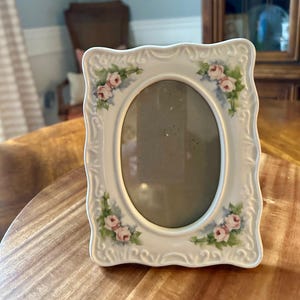 Vintage Ceramic Picture Frame - Etsy