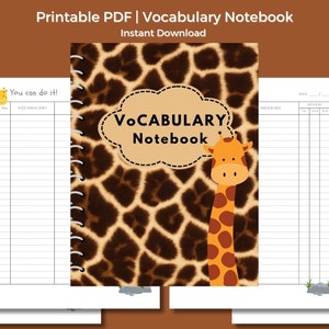 Giraffe Notebook