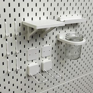 Accessory Bundle for IKEA Skadis Pegboard – 3D Printed Functional + Modular Storage
