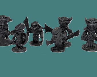 Goblin warband D&D Pathfinder miniature TTRPG pack of 6 28mm