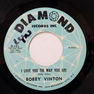 Bobby Vinton / Chuck & Johnny 45 Vinyl Record I Love You The Way You Are / You&#39;re My Girl Diamond VG Teen, Pop Rock
