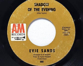 Evie Sands - Shadow Of The Evening 45 RPM Vinyl - 1968 Pop