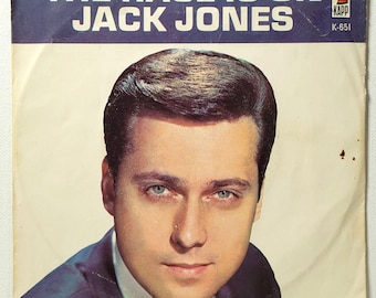 Jack Jones 45 RPM Vinyl: The Race Is On, 1965 Pop (VG)