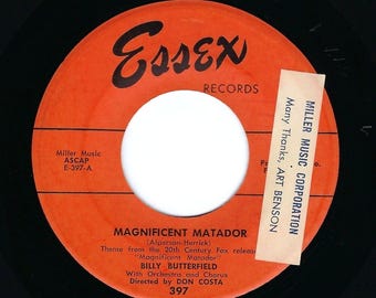 Billy Butterfield - Magnificent Matador / Sugar Blues - 1950s Jazz Vinyl
