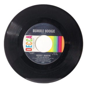 Freddy Martin 45 RPM - Bumble Boogie / Tonight We Love - Decca VG+ Jazz &#39;67