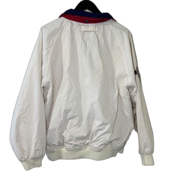 Vintage Pacific Trail Mens Windbreaker White 