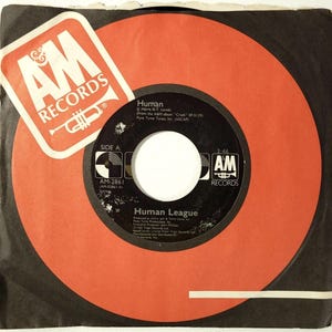 Human League 45 RPM - Human / Instrumental - A&M VG+ Synth-Pop &#39;86
