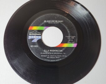 Ella Washington 45 RPM: He Called Me Baby / You're Gonna Cry (1969)