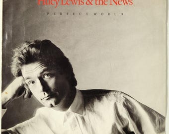 Huey Lewis & The News - Perfect World 45 RPM Vinyl Record