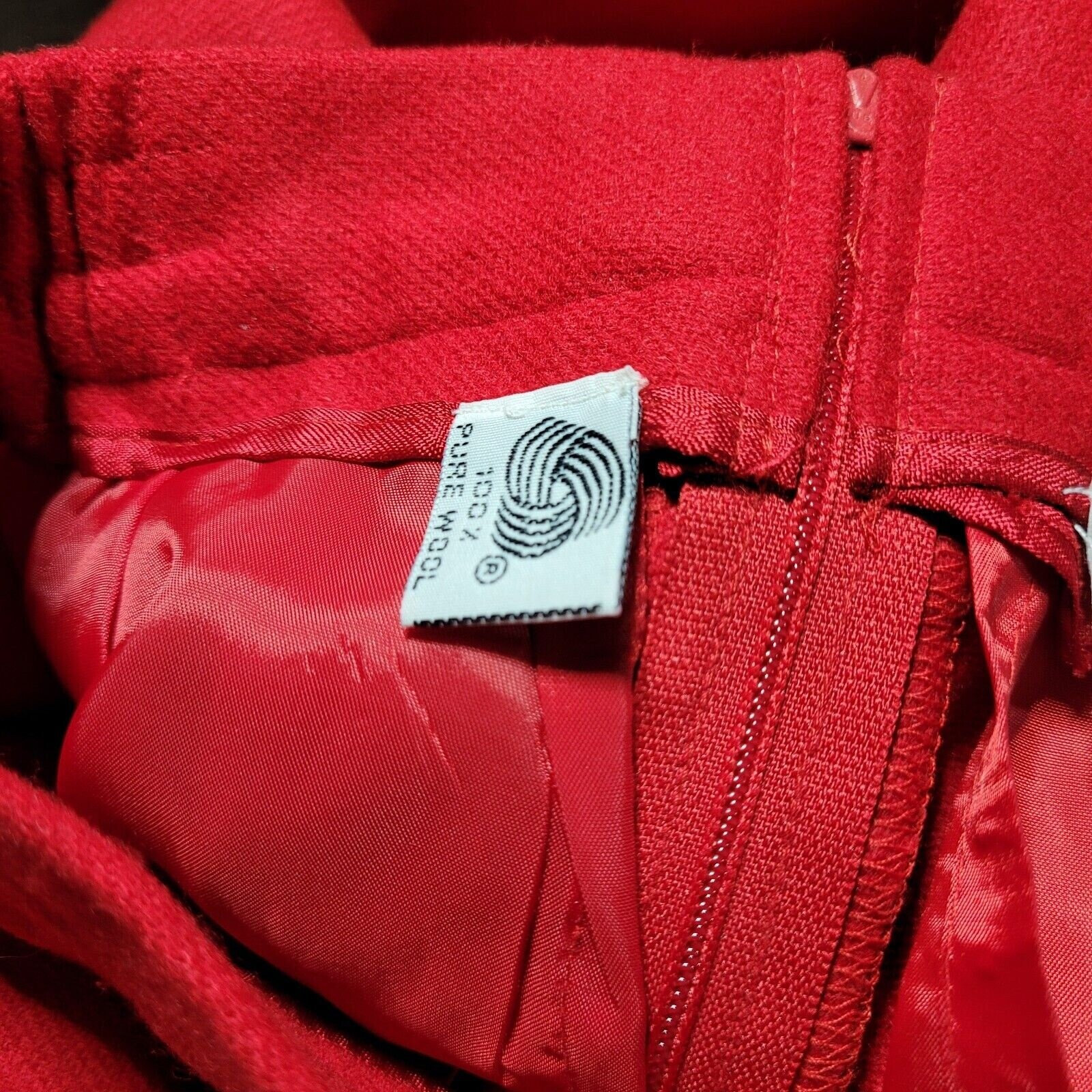 Jupe Midi Vintage Années 90 – Norton McNaughton Taille 12, Plissée Ligne A Rouge Et Verte