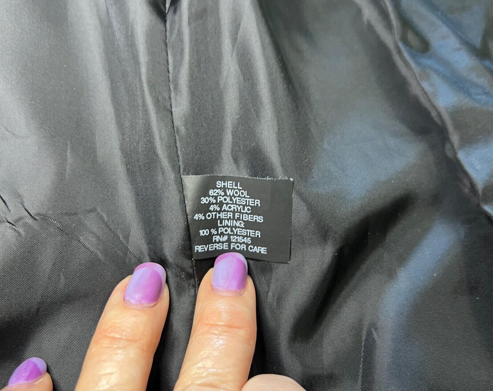 Cappotto midi doppiopetto in lana, nero | Max Mara