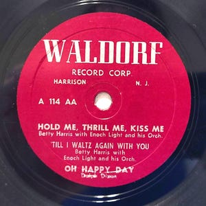 Betty Harris, Enoch Light 78 RPM EP - Untitled (6 Tracks) - Waldorf 114 V &#39;52