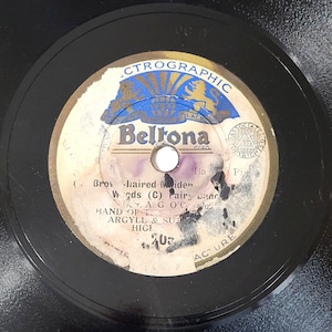 Band 1st Battalion Argyll & Sutherland Highlanders 78 RPM - Brown-Haired Maiden