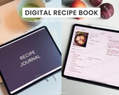 Digital Family Recipe Book: Minimalist Cookbook Template (PDF)