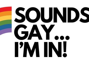 Chapeau de papa brodé 'Sounds Gay... I'm In'
