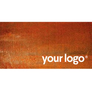Custom Corten Metal Logo Sign - Exuding Rustic Elegance and Durability for Your Brand -Custom Logo Company Sign Metal Company Sign