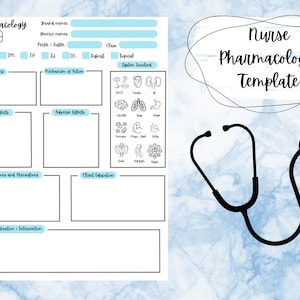 Vorlage für die Krankenpflegeschule | Studienführer (Digital Template)