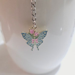 Butterfly charm tea ball infuser tea steeper strainer gift
