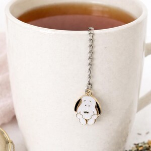Dog Charm Tea Infuser: Stainless Steel Mesh Ball Steeper