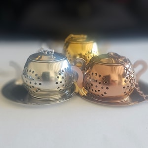 1pc Tea pot shape tea infuser steeper tea strainer