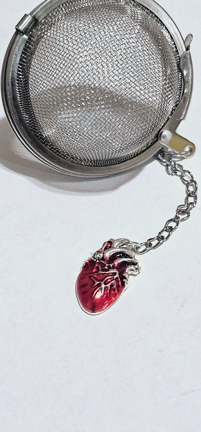 Heart Blood Vessel Nerve System Charm Tea Ball Infuser