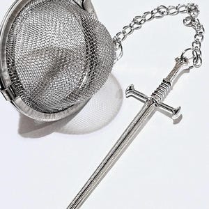 Sword medieval theme tea infuser steeper loose leaf tea