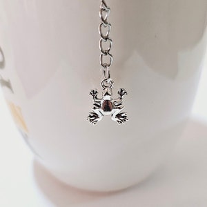 Frog charm tea ball infuser tea steeper strainer gift