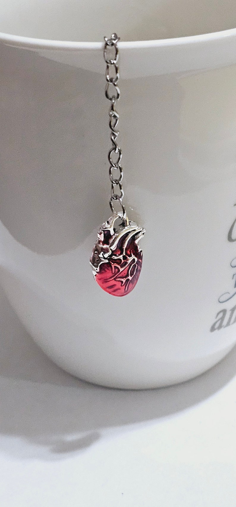 Heart Blood Vessel Nerve System Charm Tea Ball Infuser - Thumbnail 3