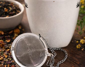 Cat Tea Infuser – Stainless Steel Loose Leaf Tea Strainer with Charm
