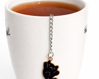Playful Cat Tea Infuser • Cute Kitten Mesh Tea Ball • Cat Lover Gift