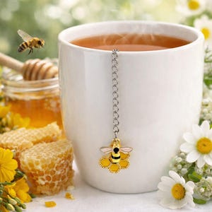 Beehive honey tea infuser ball tea steeper strainer gift