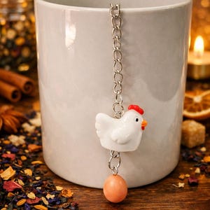 Huhn und Ei Tee Mesh Ball Infuser Tee-Liebhaber Geschenk