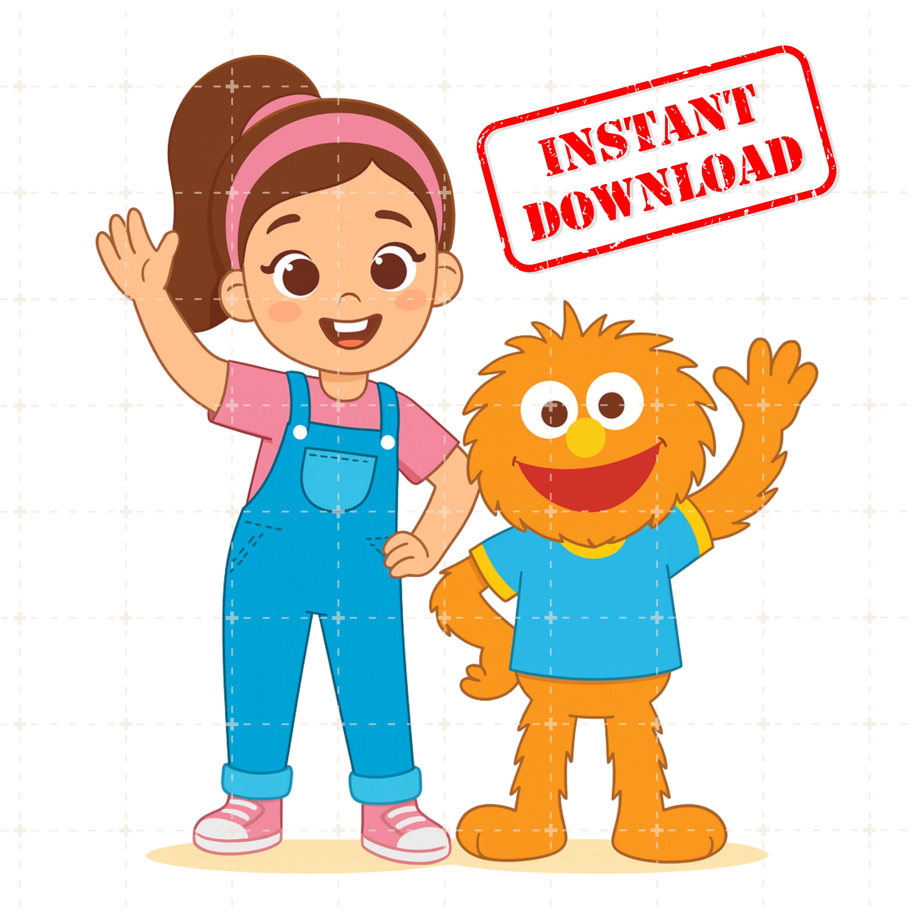 Ms. Rachel and Herbie Image Clip Art Digital Download, Ms Rachel PNG ...