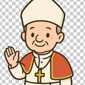 Papa Leão XIV Png, PNG TRANSPARENTE, Novo Papa, Clipart de Papa, Download de Imagem Digital do Papa Robert Prevost Novo Papa, Arte do Papa Católico png