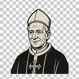 Papa Leão XIV Png, PNG TRANSPARENTE, Novo Papa, Clipart de Papa, Download de Imagem Digital do Papa Robert Prevost, Arte do Papa Católico png